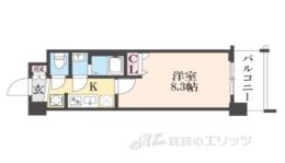 ソルテラス京都西大路　郁間取り図面