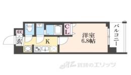 ソルテラス京都西大路　郁間取り図面