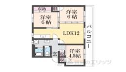 ヴィラナリー舞鶴１号棟間取り図面
