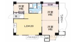 Ｎｏ３　香里ニューハイツ間取り図面