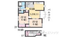 ファインヴィラＡ間取り図面