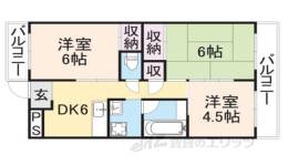 コーポ南生駒間取り図面