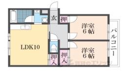 コーポ南生駒間取り図面