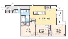 メゾン　ド　ハンザ間取り図面