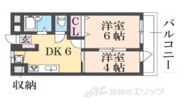 京都四条グランドハイツ間取り図面