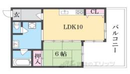 片岡山荘間取り図面