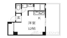 片岡山荘間取り図面