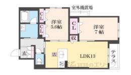 シャーメゾン烏丸五条間取り図面