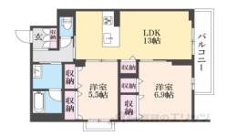 シャーメゾン烏丸五条間取り図面