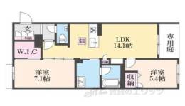 シャーメゾン京都旧二条間取り図面