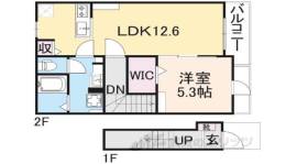 モンド　カロレ１間取り図面
