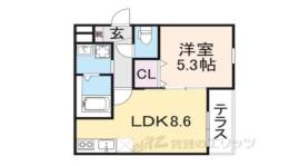 フジパレス吉田WEST間取り図面
