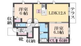 デュオ　フローラ間取り図面
