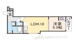 フジパレス花園西町間取り図面