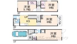 貸家間取り図面