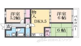 膳所スカイハイツ215間取り図面