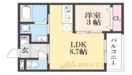 ジーメゾン奈良エルカーサ間取り図面