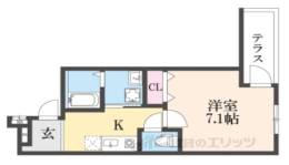 フジパレス長田ノース間取り図面
