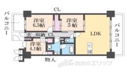 東急ドエル大和八木アネックスＣ棟間取り図面
