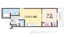 フジパレス弥刀２番館間取り図面