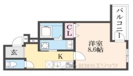 フジパレス弥刀２番館間取り図面