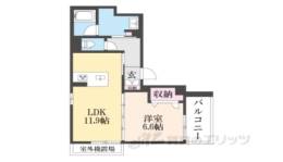 リベルテ猪熊間取り図面