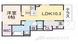 ジェルメコリーヌ５間取り図面