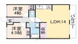 ライオンズマンション大和八木間取り図面