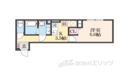 ラグーン京都六条間取り図面