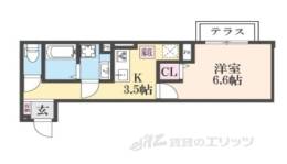 ラグーン京都六条間取り図面