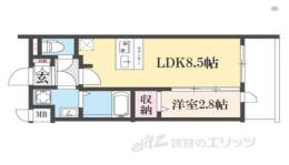 ファステート京都東福寺パラベル間取り図面