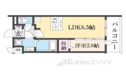 ファステート京都東福寺パラベル間取り図面