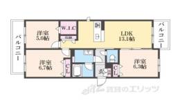 プリムローズくずは３番館間取り図面