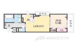 GL MINAKUCHI １間取り図面