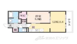 GL MINAKUCHI １間取り図面