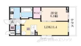 GL MINAKUCHI １間取り図面