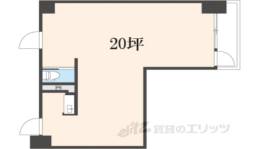 L-CASA大津駅前テナント間取り図面