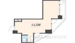 L-CASA大津駅前テナント間取り図面