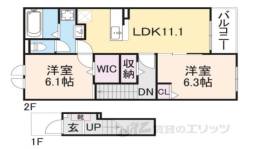 レジデンスかぎろひ２間取り図面