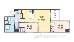 ヴィラ御所南間取り図面