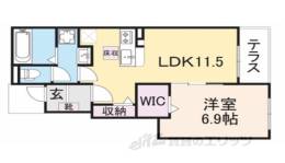 アイプレイス彦根１間取り図面