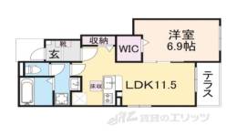 アイプレイス彦根１間取り図面