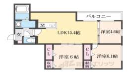 ルピナス嵯峨嵐山間取り図面