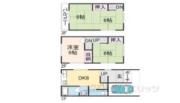 貸家間取り図面