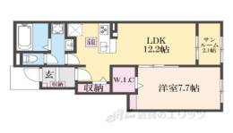 ウォーク，ドント　ラン間取り図面