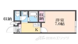 レオパレス新家２間取り図面