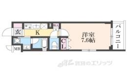 べラジオ雅び北野白梅町駅前間取り図面
