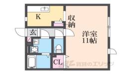 メゾンシャローム　Ｂ間取り図面
