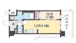 ソルテラス京都勧進橋PARK SIDE間取り図面