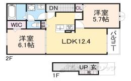エスポワール下赤田間取り図面
